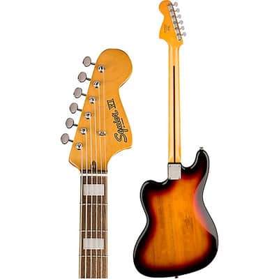 Squier Classic Vibe Bass VI Guitar 3-Color Sunburst image 2