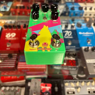 Walrus Audio Monument Harmonic Tap Tremolo V2 Limited Edition - Neon Series 2019 - Neon Green image 2