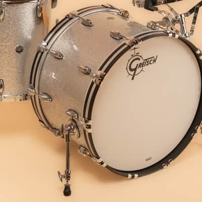 Gretsch USA 'Brooklyn' in Silver Sparkle - 14x22. 16x16, 9x13 image 4