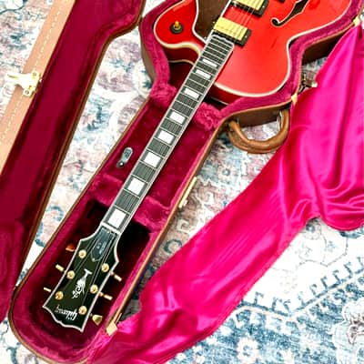 1998 Gibson L5-CT "FIGURED CHERRY RED" Custom Historic Series + OHSC image 4