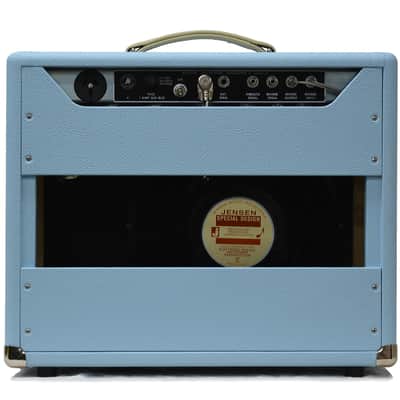 Achillies Baby Blue Zephyr 15 1x12 Hand Wired Amp Reverb Vibrato image 3