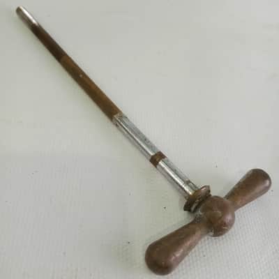 Ludwig 5 3/16" Bass Drum Bow-Tie Tension T-Rod Vintage 30s Nickel USA Bowtie image 1