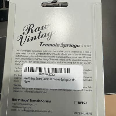 Raw Vintage Tremolo Springs 2025 image 2
