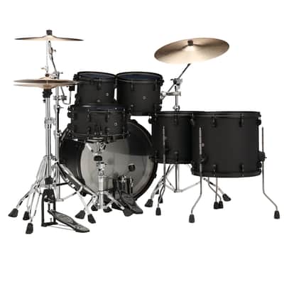 Tama Starclassic Performer Ltd. Ed. Blacked Out Black 6-pc Shell Pack with Matching Snare imagen 4