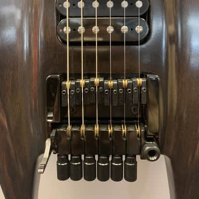 elyra VLAD  special custom guitar made in Germany - one-of-a-kind - brown - single piece worldwide image 8