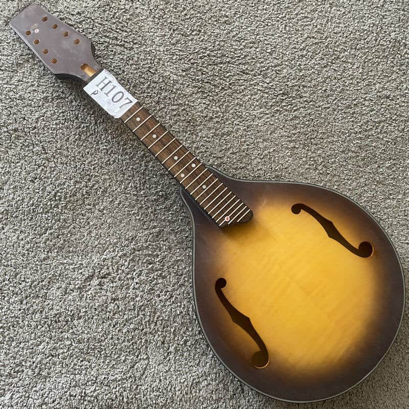 Honey Burst 8 String Mandolin Project, Spruce Top, Mahogany Body, Rosewood Fingerboard image 1