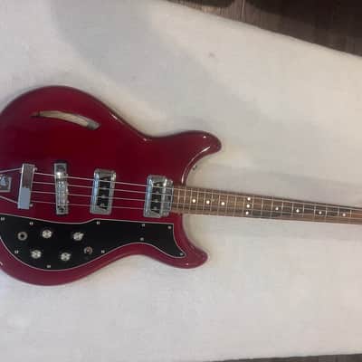 Kustom K-200 -  1968 - Translucent Cherry Bass guitar (Full restoration 100%) image 4