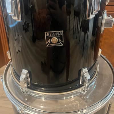 Tama 14” tom black T badge 82 - Black image 1