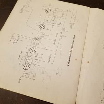 Heathkit Original User, Assembly Manual W-2 Tube Amp Williamson Type Amplifier dual chassis 595-50 1950s - Yellow image 4