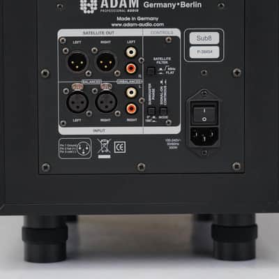 Adam Sub8 Active Subwoofer w/ Primacoustic Recoil Stabilizer Pad #58838 image 10