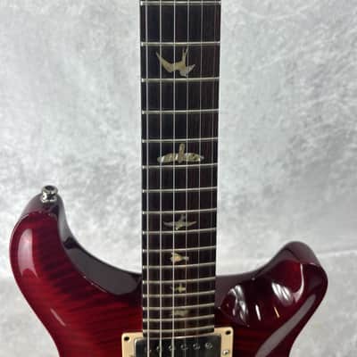2004 USA Paul Reed Smith PRS Custom 22 in Ruby Red with Chevron 10 Top w/ case Dragon II image 18