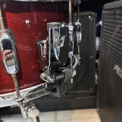 Tama Artwood Birch Shell 14” X 6.5” Snare Drum - Cherry Red Lacquer Finish image 7