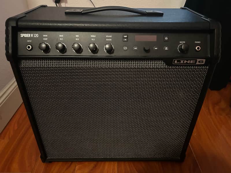 Line 6 Spider V 120 120-Watt 1x12" Digital Modeling Guitar Combo 2016 - 2018 - Black image 1