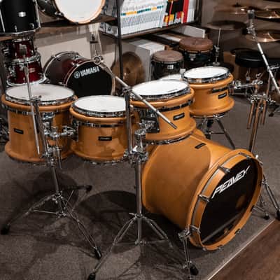 Peavey Radial Pro 1000 Kit with Hardware, 10, 12, 14, 16, 22, 14sn, Clear Maple, Made in USA image 2