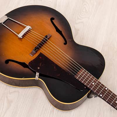 1954 Gibson L-48 Vintage Archtop Acoustic Guitar w/ K&K Pickup, Case image 10