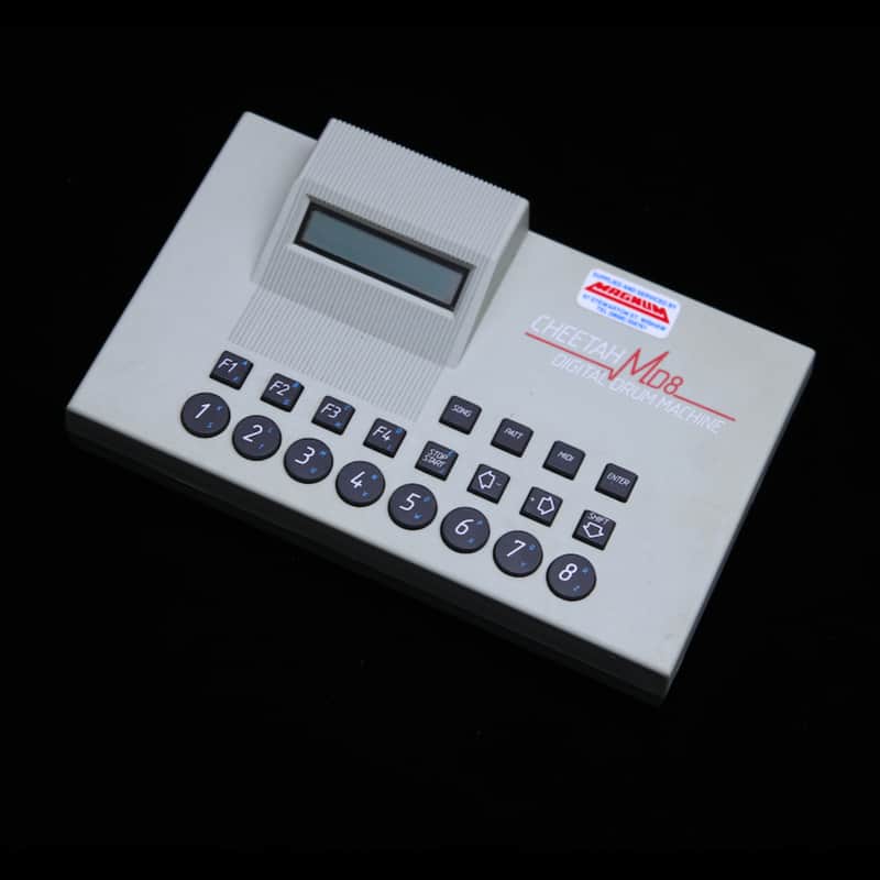 *Serviced* Cheetah MD8 MD-8 Vintage Digital Drum Machine Super Rare British Synth Made in UK Cheetah MD8 Digital Drum Machine, Boxed | Complete with Cassette, PSU & Manual | Early Serial 000165 image 1
