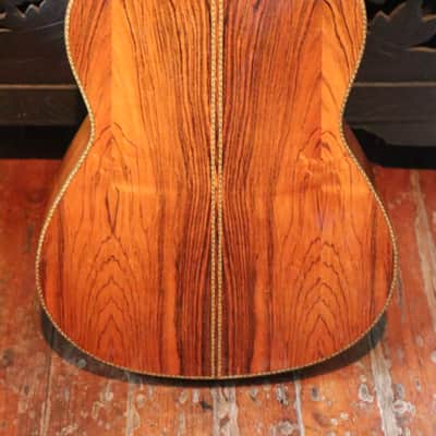 Solid Cedar + Brazilian Rosewood + Top Model From Suzuki Factory Japan + c.1978 + Nice Setup + Hard Case image 3