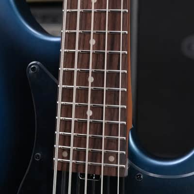 Ibanez Mode MDM1005 5-String Electric Bass Guitar - Midnight Arctic Ocean Matte image 8