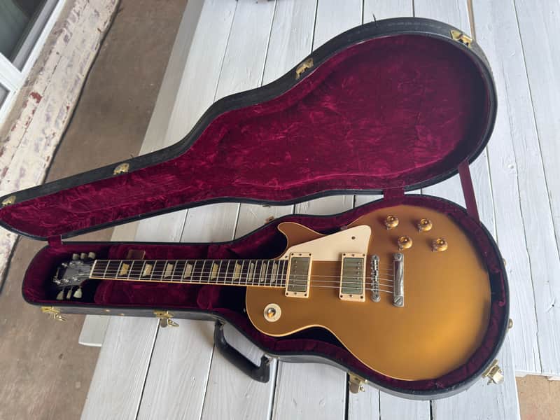2011 Gibson Custom Shop ’57 Les Paul Goldtop R7 VOS Dark Back – 7 lb 12 oz, One Owner, COA image 1
