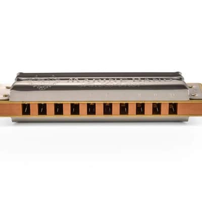 Hohner Marine Band 1896 Classic 10 Hole Diatonic Harmonica, Eb Major - M1896046 image 5