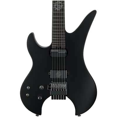 Schecter Synyster Gates Custom-6 TR-S Signature Headless Electric Guitar, Left-Handed, Satin Black image 4