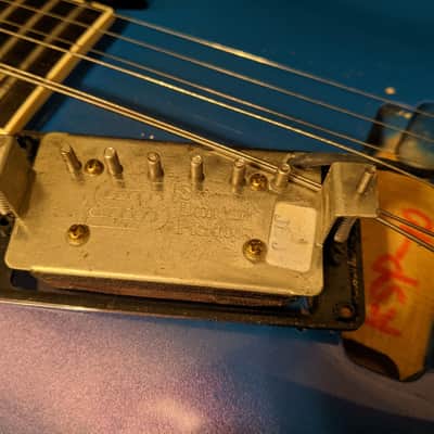 1987 Kramer Mach II Stagemaster Standard Flip Flop Blue W/OHSC Great Condition Overall image 10