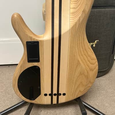 Cort Artisan Series A5 Plus SC 5 String Bass Guitar - Amber Open Pore image 4