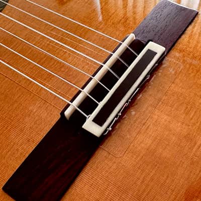 Nahum Herrera Lattice Concert Guitar 2024-Cedar/Ancient Dark Cocobolo image 4