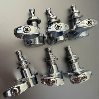 Ibanez Smooth tuners II 1980 complete with screws - Chrome image 7