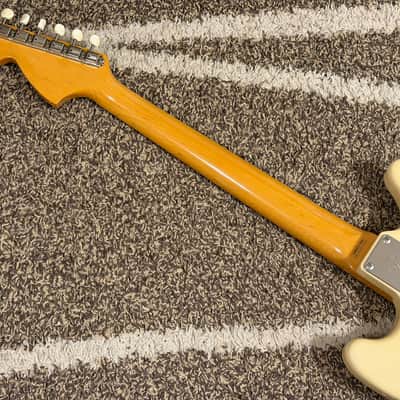 RARE! 2006-2008 Fender Japan MG-73 MH/CO Mustang Reissue Olympic White OWH Competiton Line Matching Headstock MIJ image 11