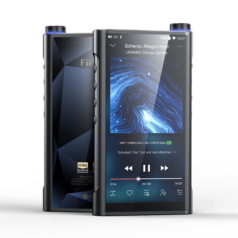 FiiO M15S Music Player Snapdragon 660 with ES9038PRO Hi-Res Android 10 5.5inch MP3 Player WiFi/MQA/Bluetooth 5.0/Spotify/Tidal/Amazon Music Support image 1