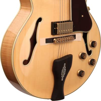 Ibanez LGB30 George Benson Signature Hollowbody Electric Guitar, Ebony Fingerboard, Natural image 8