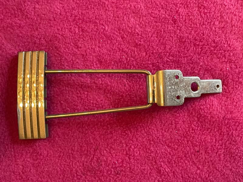 vintage 1949 1950's Kluson #9 tailpiece for Gibson national silvertone archtop image 1