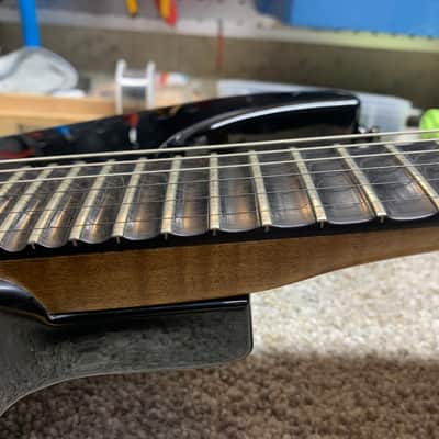 Greg Curbow High End - Handmade - 6 String Guitar - Floyd Rose - Scalloped Frets - Pre Serial Number 1990 - Black Gloss image 8
