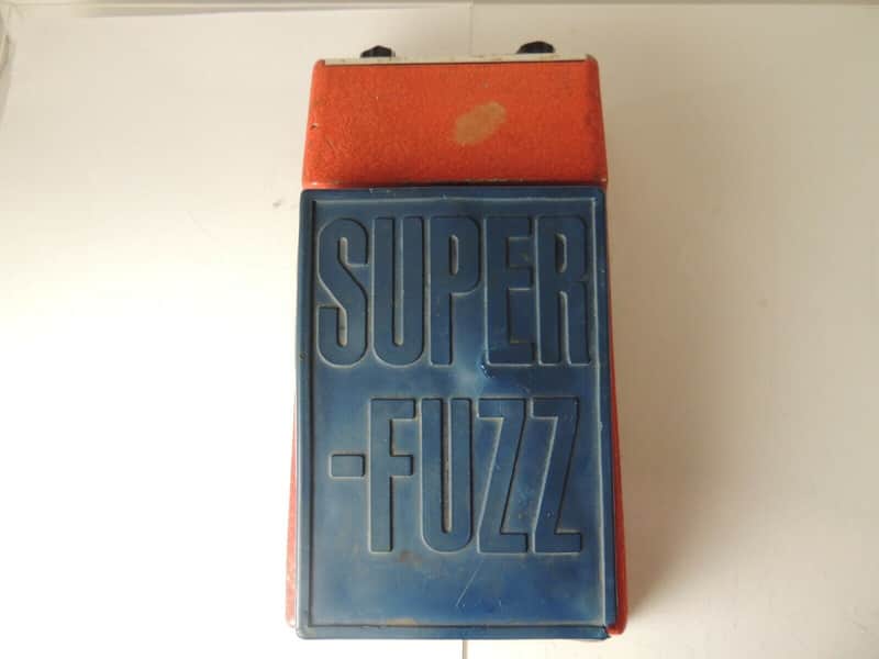 Vintage Univox Super Fuzz Effects Pedal Original Orange Made in Japan Shin Ei image 1