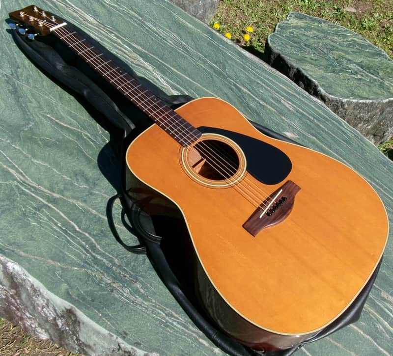 1972 Yamaha FG180 Red Label Nippon Gakki image 1