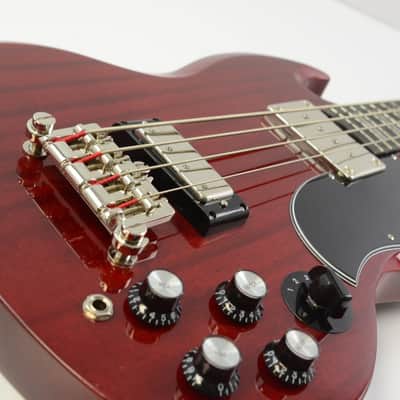 Epiphone EB-3 SG Bass Guitar - Heritage Cherry w/ Gig Bag image 9