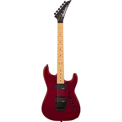 Jackson Pro Origins 1985 San Dimas SD1 HH FR MPL w/ Gig Bag - Candy Apple Red image 3