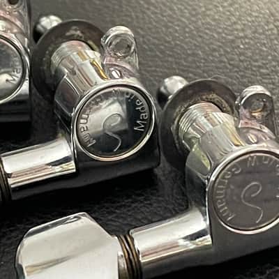 Schaller 6 In Line 1970's Tuners Made In West Germany image 6