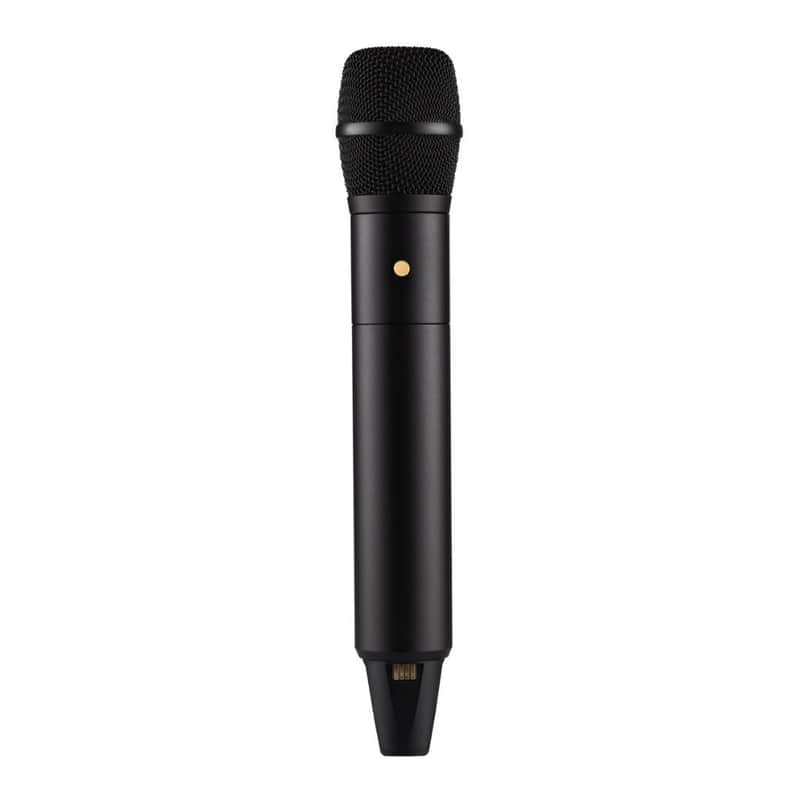 Rode Interview PRO Wireless Handheld Condenser Microphone with Internal Pop Filter, 32-Bit Float On-Board Recording, and Intelligent GainAssist Technology (Black) image 1