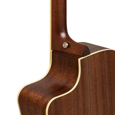 Crafter ES-MAHO DCE NAT ES Series Dreadnought Cutaway Solid Sitka Spruce Top Mahogany Neck 6-String Acoustic-Electric Guitar w/Gig Bag image 4