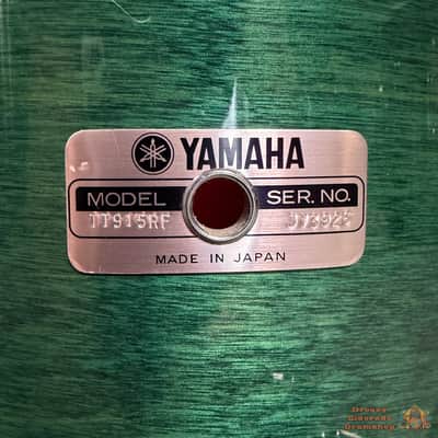 RARE!! Yamaha Recording Custom 15x13" Deep Aqua Rack Tom image 5