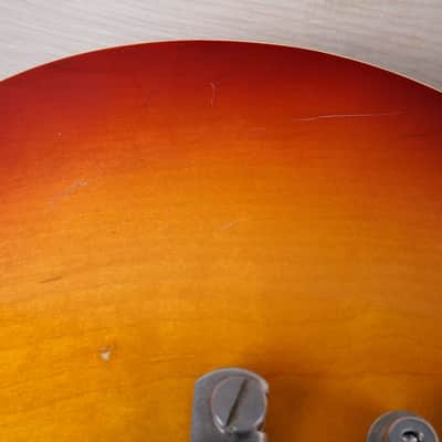 Burny Super Grade RLG-50 '59 Model MIJ 1985 Cherry Sunburst Vintage Japan w/ Bag image 7