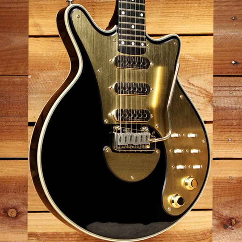 Brian May Signature BMG Black/Gold Special Guitar Rare Factory Hard Case! 15231 image 1