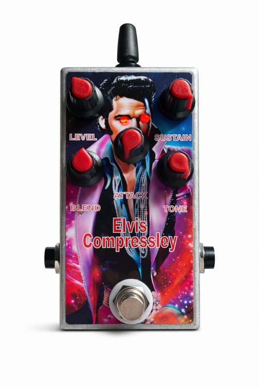 CELEBRITY PEDALS Elvis Compressley Compressor Pedal (Analog and Handmade) image 1