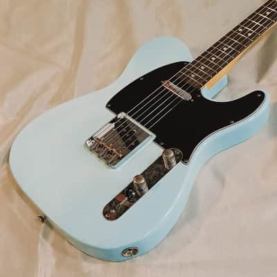 Belle Guitars Teg Workhorse - Faded Sonic Blue image 3