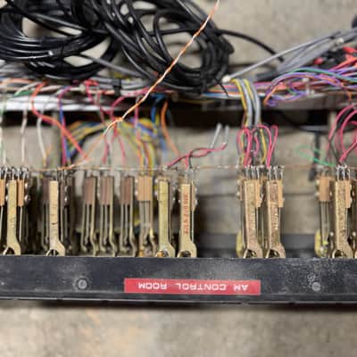 Vintage Longframe TT Bantam Patchbay & Cabling - Recording Studio Broadcast / Military Belden 8451 image 8