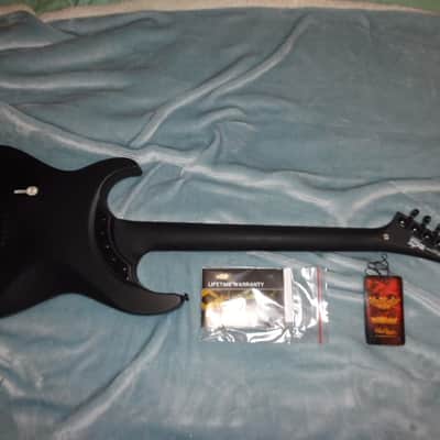 Washburn Parallaxe -Guitars4cancer- PXS Reverse headstock 14 Charcoal Flat Buzz Feiten tuning system image 13