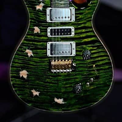 PRS Private Stock 10301 Falling Leaves Special Semi-Hollow (no f-hole) Rainforest image 3