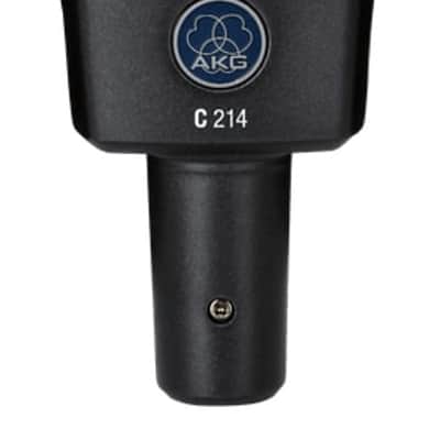 AKG C214 Large-diaphragm Condenser Microphone - Matte Grey Blue image 2